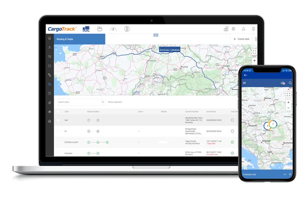 O nouă funcționalitate CargoTrack pentru planificare rute auto și sarcini!