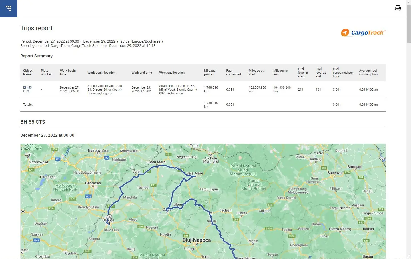 Monitorizare GPS pentru remorci / semiremorci / containere